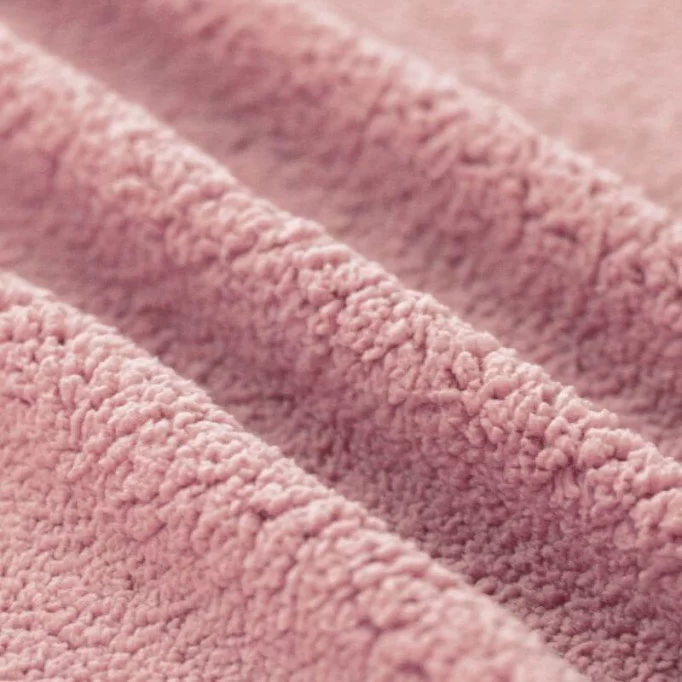 Tissu Fourrure Mouton Nude Rose - (Tissu Fourrure Mouton)