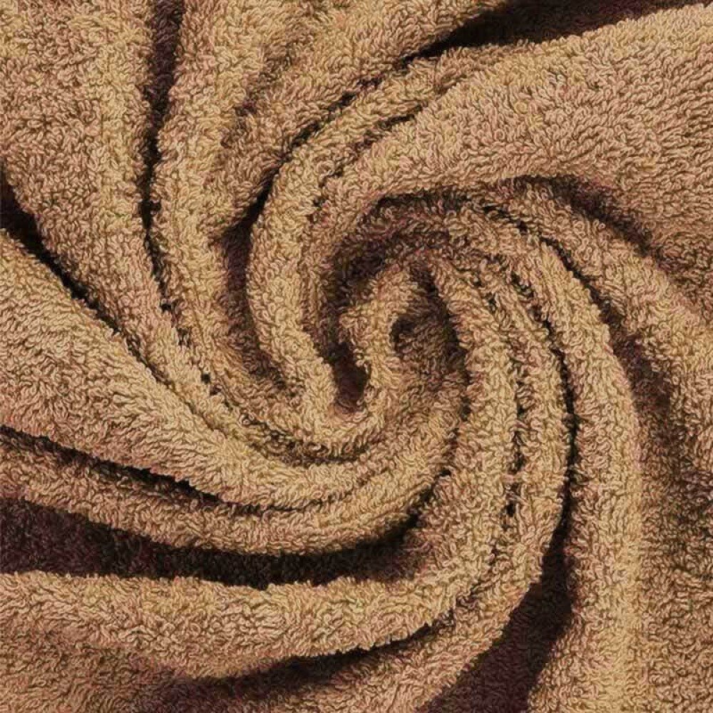 Tessuto Spugna Di Cotone Cammello