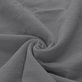 Washed Cotton Fabric Grey Washed Cotton Fabric Grey