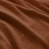 Heavy (Triple Layer) Cotton Gauze Fabric Cognac