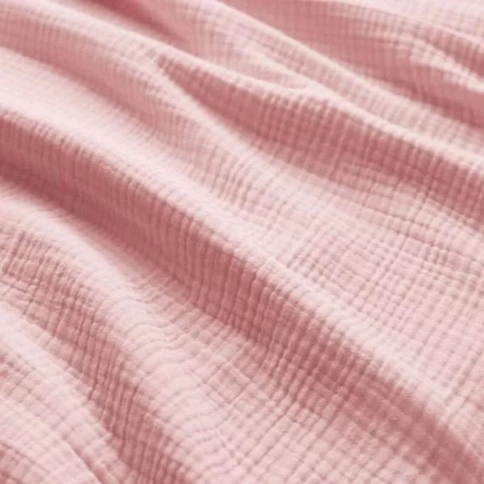 Heavy (Triple Layer) Cotton Gauze Fabric Nude Pink - (Deco Fabrics)