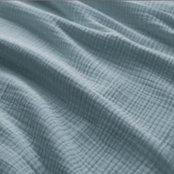 Heavy (Triple Layer) Cotton Gauze Fabric Old Green Heavy (Triple Layer) Cotton Gauze Fabric Old Green