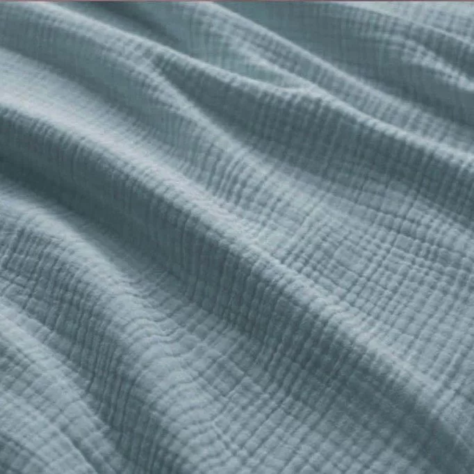 Heavy (Triple Layer) Cotton Gauze Fabric Old Green - (Double Gauze Fabric)