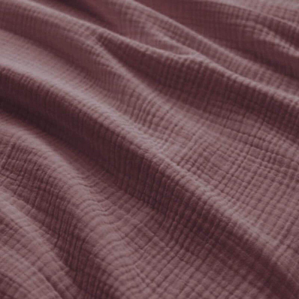 Kraftig (Triple Layer) Musselin Stof Gammel Mauve