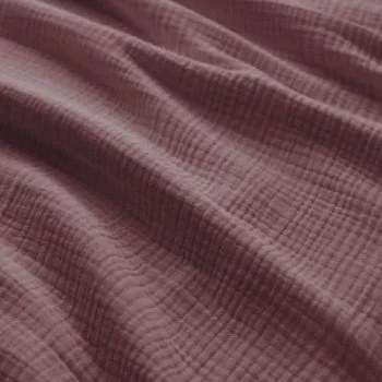 Tessuto Garza Di Cotone Pesante (Triple Layer) Mauve Antico Tessuto Garza Di Cotone Pesante (Triple Layer) Mauve Antico