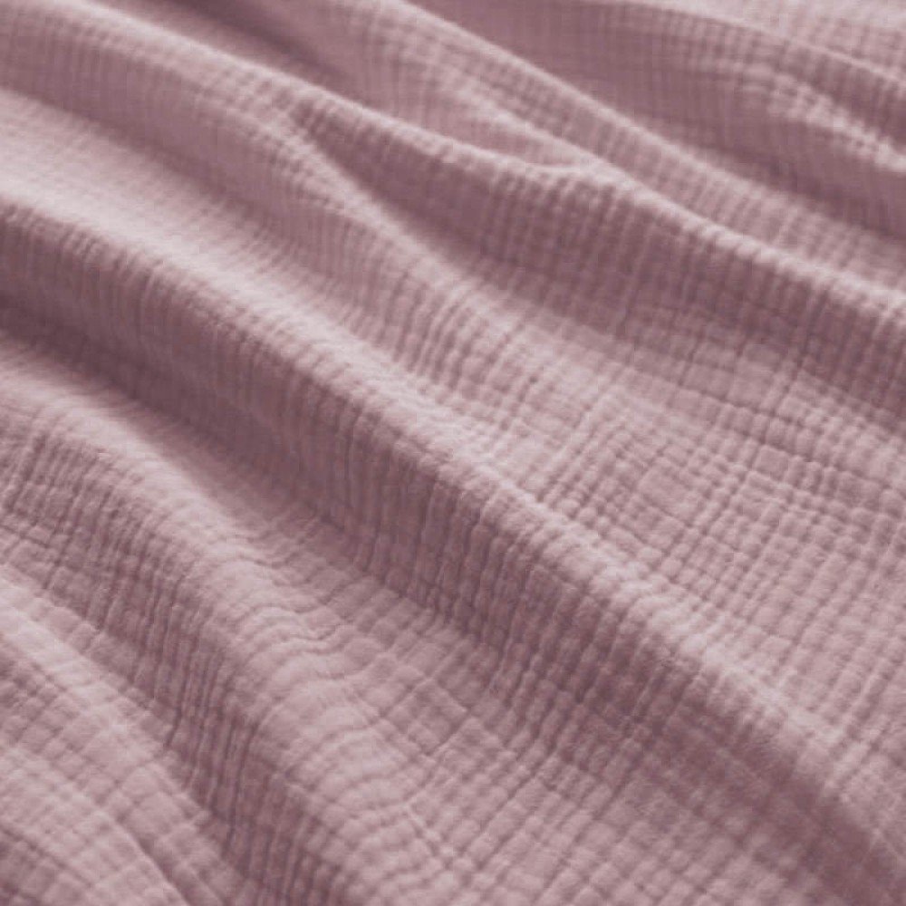 Kraftig (Triple Layer) Musselin Stof Gammel Pink