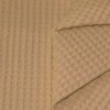Waffle Pique Fabric Camel