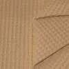Tessuti Piquet Di Cotone Cammello