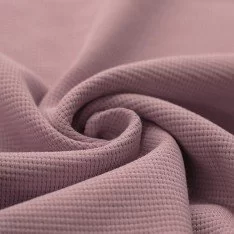 Vaffel Jersey Strikstof Gammel Pink