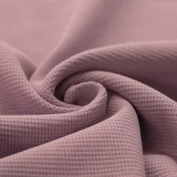 Dzianina Jersey Wafelek Stary Różowy Dzianina Jersey Wafelek Stary Różowy
