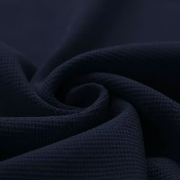 Wafel Jersey Stof Marine - (Jersey Stoffen)