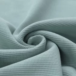 Waffelstrick Jersey Stoff Meer Grün Waffelstrick Jersey Stoff Meer Grün