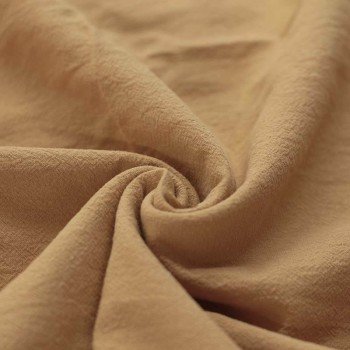 Washed Cotton Fabric Camel Washed Cotton Fabric Camel