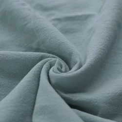 Tessuto Di Cotone Lavato Verde Antico Tessuto Di Cotone Lavato Verde Antico