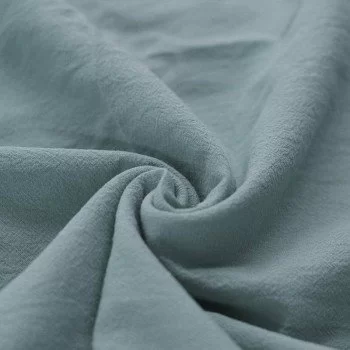 Tessuto Di Cotone Lavato Verde Antico Tessuto Di Cotone Lavato Verde Antico