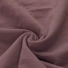 Gewassen Katoenen Stof Oud Mauve