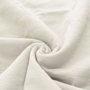 Tessuto Di Cotone Lavato Ecru Tessuto Di Cotone Lavato Ecru
