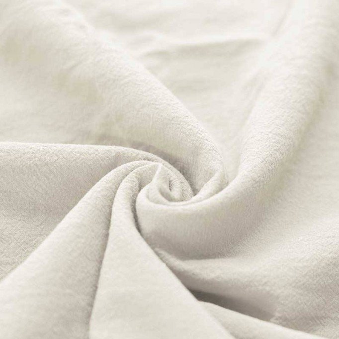 Washed Cotton Fabric Ecru - (Deco Fabrics)