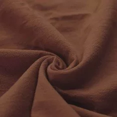 Tissu Coton Lavé Brun Clair