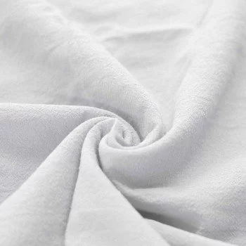 Tessuto Di Cotone Lavato Bianco Tessuto Di Cotone Lavato Bianco