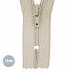 Zamki Błyskawiczne Spiralne YKK Beżowy (572) 15CM Nierozdzielcze Coil Zipper YKK Beżowy 15CM Nylon Not Divisible Zamki Błyskawiczne Spiralne Nierozdzielcze YKK