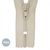 Spiralreißverschluss Beige (572) 18CM Nylon Nicht Teilbar 
