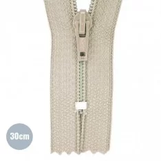 Japonrits YKK Beige (572) 30CM Nylon Niet Deelbaar