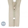 Japonrits YKK Beige (572) 45CM Nylon Niet Deelbaar