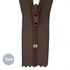 Zamki Błyskawiczne Spiralne YKK Brązowy (570) 15CM Nierozdzielcze