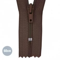 Cerniera Lampo Spirale YKK Marrone (570) 60CM Nylon Non Separabile Cerniera Lampo Spirale YKK Marrone (570) 60CM Nylon Non Separabile