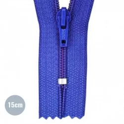 Coil Zipper YKK Cobalt (918) 15CM Nylon Not Divisible Coil Zipper YKK Cobalt (918) 15CM Nylon Not Divisible