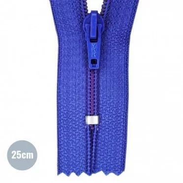 Zamki Błyskawiczne Spiralne YKK Koboltowy (918) 25CM Nierozdzielcze
