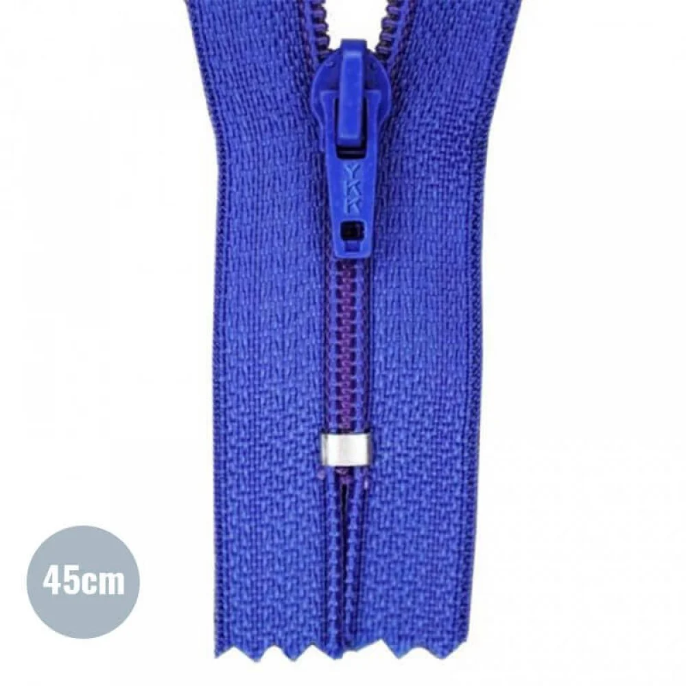 Coil Zipper YKK Cobalt (918) 45CM Nylon Not Divisible