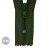 Japonrits YKK Donker Groen (890) 45CM Nylon Niet Deelbaar