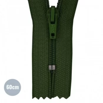 Coil Zipper YKK Dark Green (890) 60CM Nylon Not Divisible