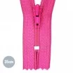 Cerniera Lampo Spirale YKK Fucsia 35CM Nylon Non Separabile Cerniera Lampo YKK Fucsia 35CM Nylon - (Indivisibili Cerniera Lampo YKK In Plastica)