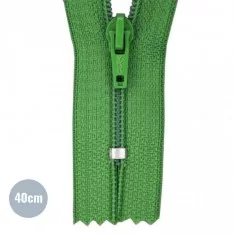 Spiral Lynlås YKK Græsgrøn (876) 40CM Nylon Ikke Delbar