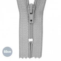 Coil Zipper YKK Light Grey (576) 60CM Nylon Not Divisible