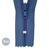 Spiralreißverschluss Dunkel Jeans (398) 25CM Nylon Nicht Teilbar