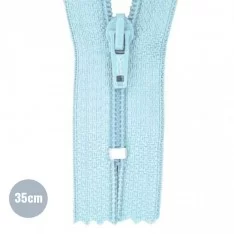Japonrits YKK Licht Blauw (542) 35CM Nylon Niet Deelbaar