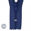 Spiral Lynlås YKK Navy (058) Blå 15CM Nylon Ikke Delbar Lynlås YKK Navy Blå 15CM Nylon - (Ikke Delbar YKK Lynlåse Kunststof)