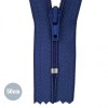 Spiral Lynlås YKK Navy (058) Blå 50CM Nylon Ikke Delbar