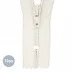 Coil Zipper YKK Ecru (841) 12CM Nylon Not Divisible