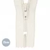Coil Zipper YKK Ecru (841) 25CM Nylon Not Divisible Zipper YKK Ecru 25CM Nylon - (Not Divisible Nylon Zippers YKK)