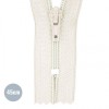 Fermeture Éclair Spirale YKK Écru (841) 45CM Nylon Non Séparable