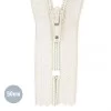Coil Zipper YKK Ecru (841) 50CM Nylon Not Divisible