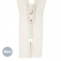 Coil Zipper YKK Ecru (841) 60CM Nylon Not Divisible