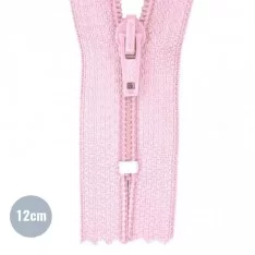 Coil Zipper YKK Pink (512) 12CM Nylon Not Divisible Coil Zipper YKK Pink (512) 12CM Nylon Not Divisible