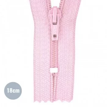 Spiral Lynlås YKK Pink (512) 18CM Nylon Ikke Delbar Spiral Lynlås YKK Pink (512) 18CM Nylon Ikke Delbar