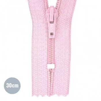 Spiral Lynlås YKK Pink (512) 30CM Nylon Ikke Delbar Spiral Lynlås YKK Pink (512) 30CM Nylon Ikke Delbar